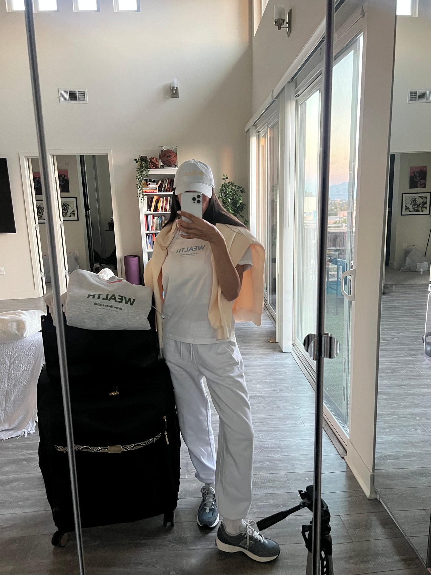 Wealth & Wellness White T-Shirt