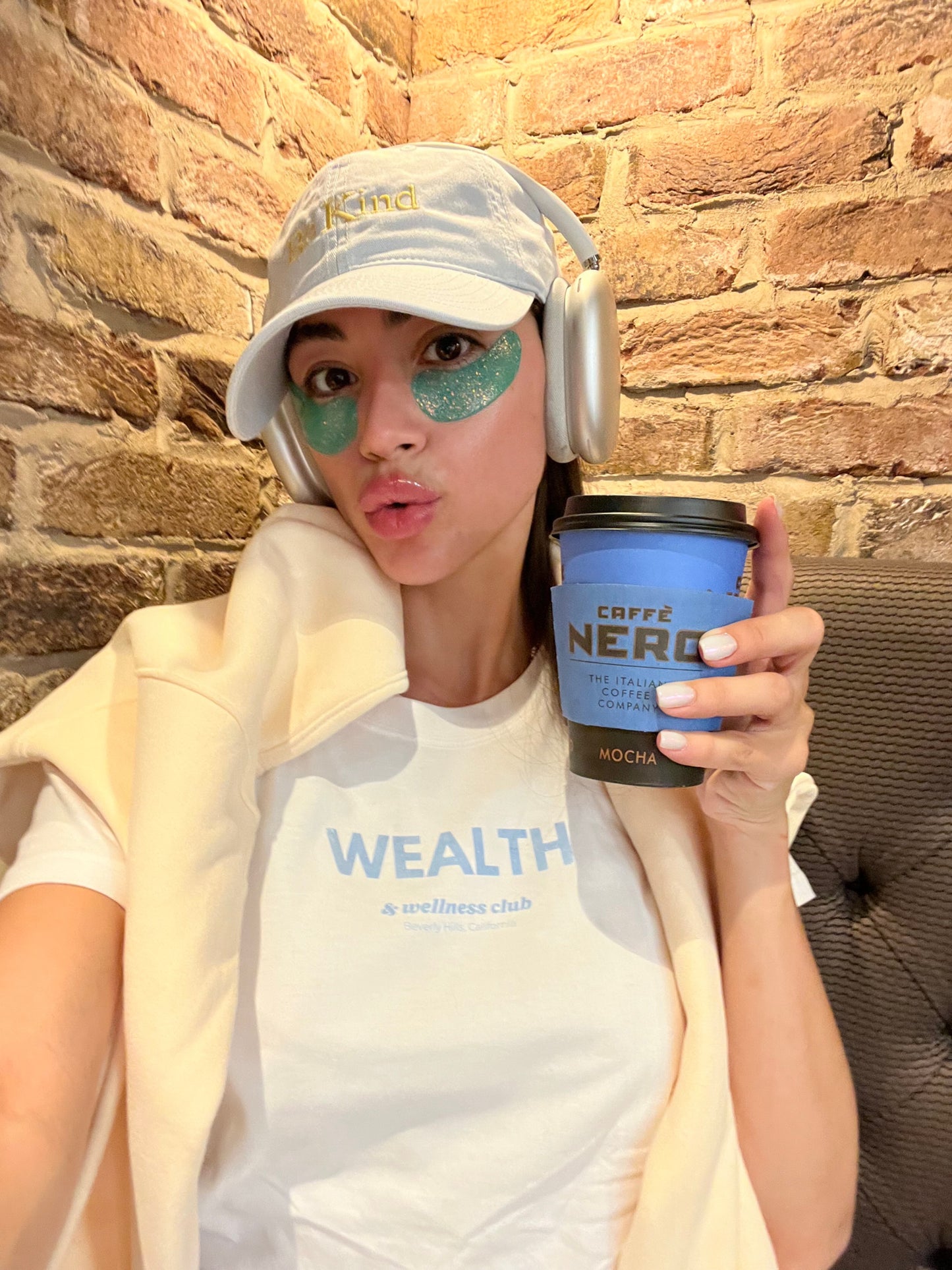 Wealth & Wellness White T-Shirt