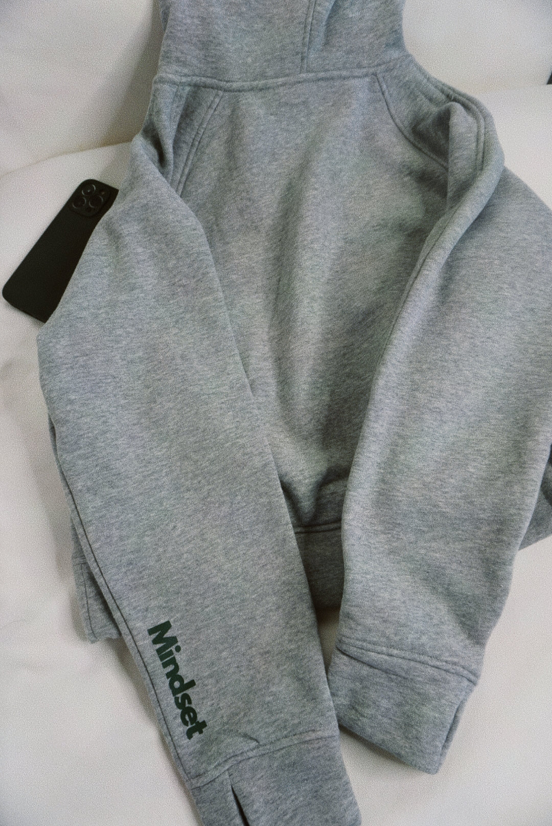 Wealth & Wellness Scuba Oversized Half-Zip Hoodie