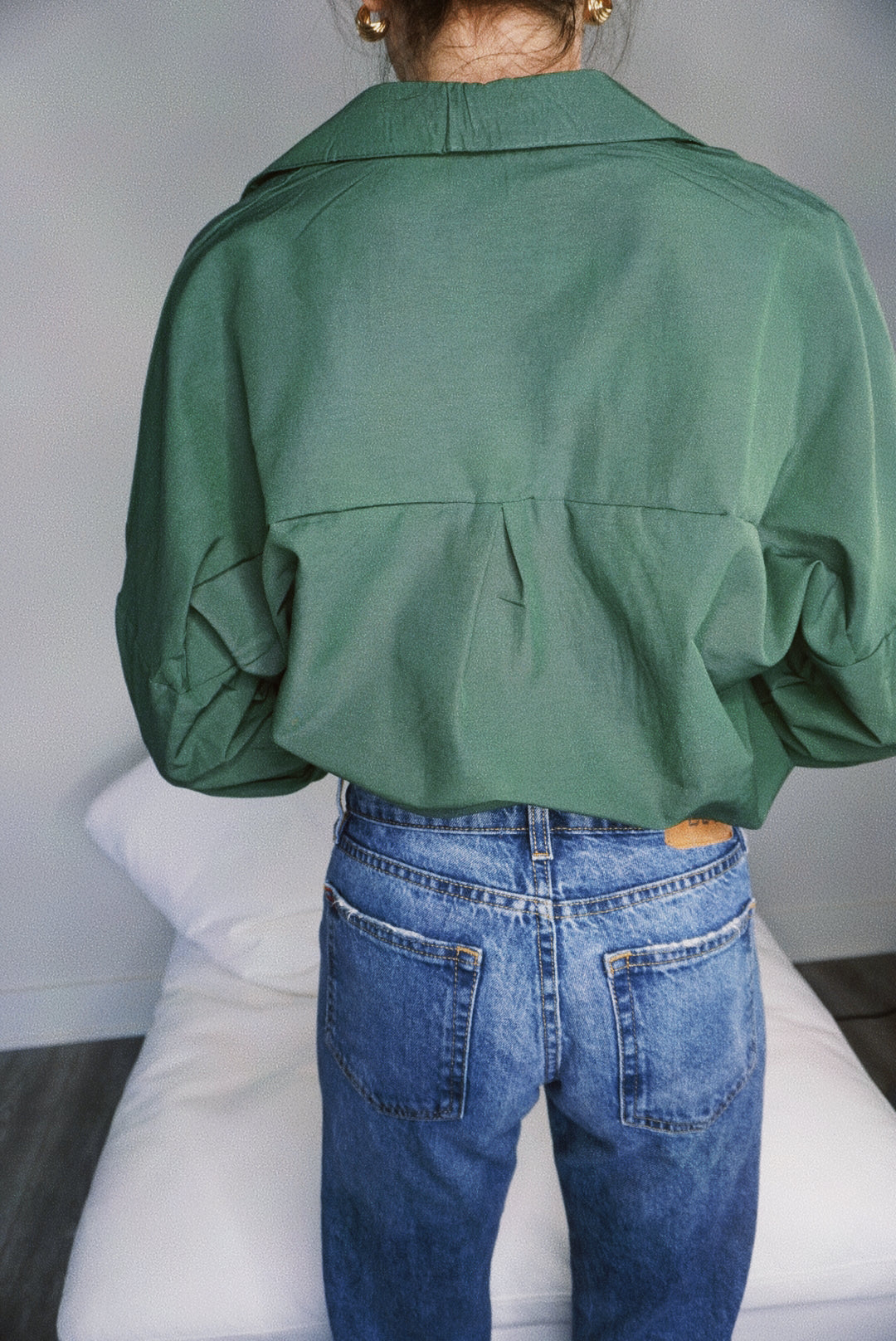 Forest Green Button Down Flannel