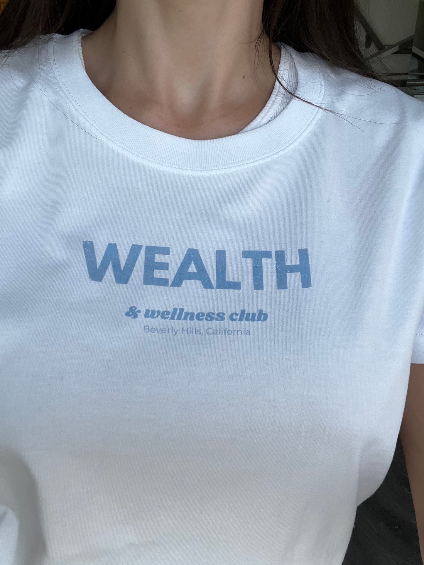 Wealth & Wellness White T-Shirt