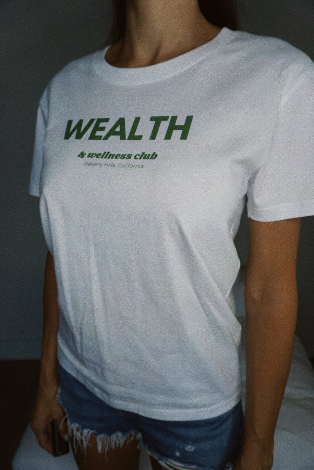 Wealth & Wellness White T-Shirt