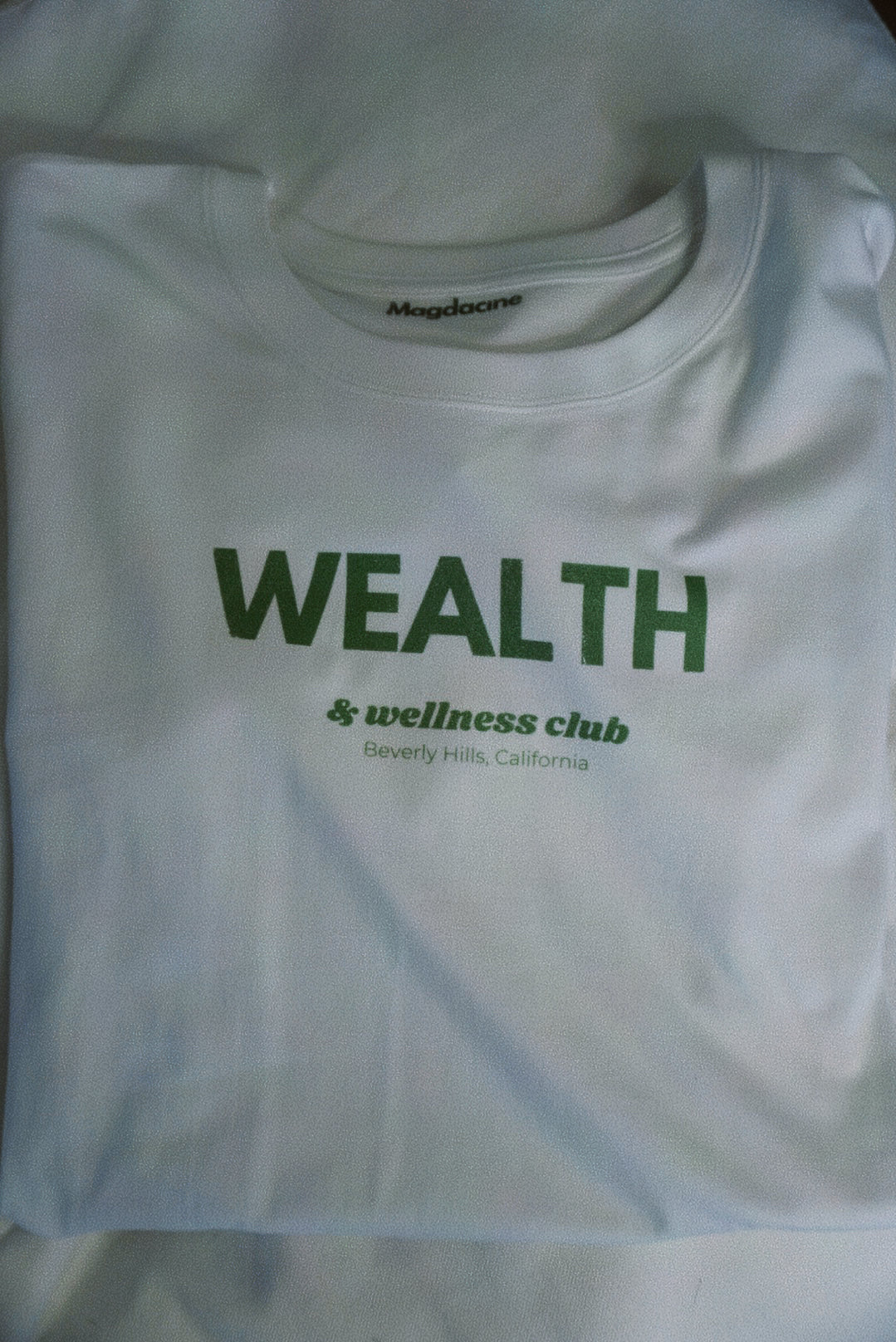 Wealth & Wellness White T-Shirt