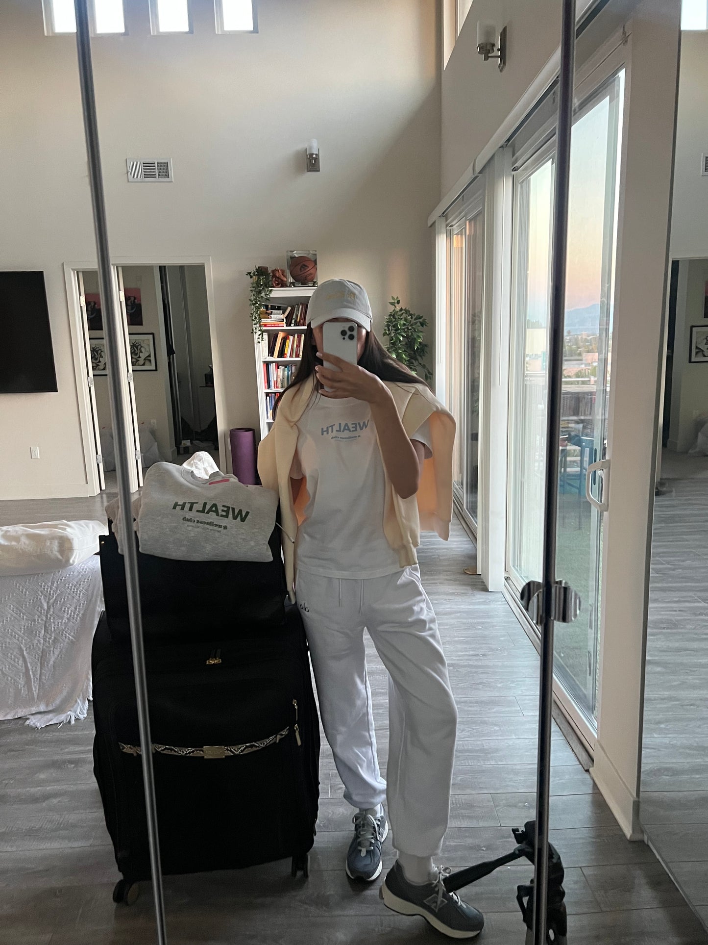 Wealth & Wellness White T-Shirt