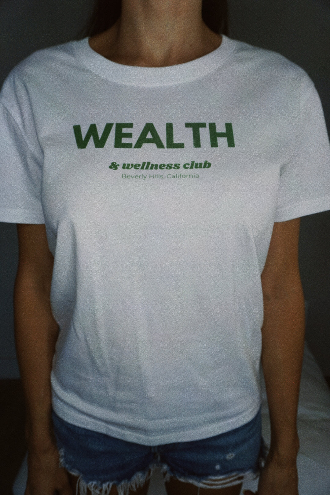 Wealth & Wellness White T-Shirt