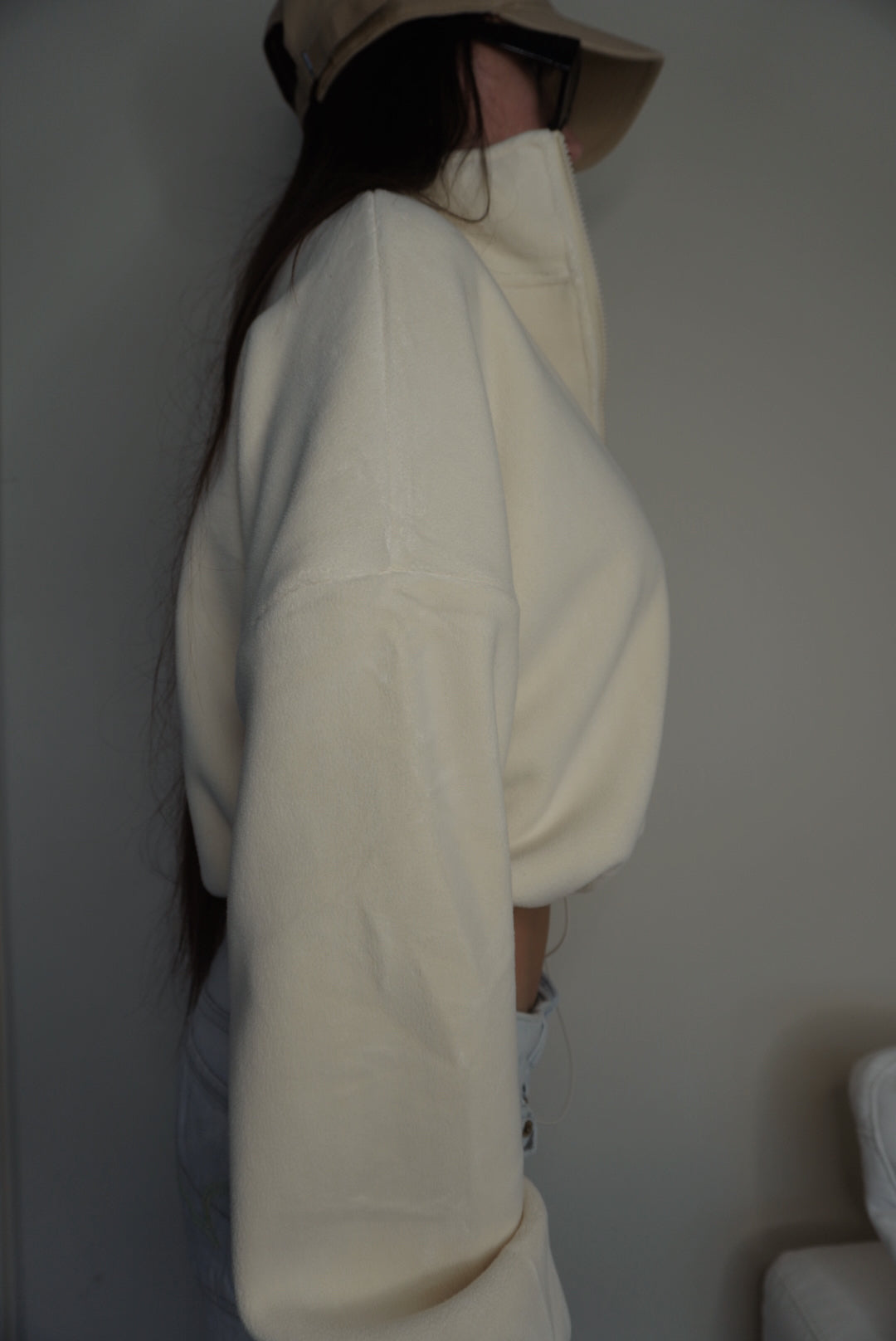 Wealth & Wellness Crop Teddy Jacket