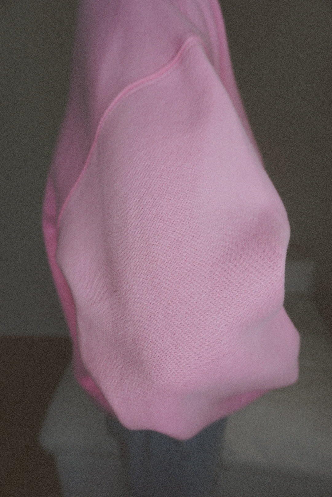 Wealth & Wellness Club Pink Oversized Crewneck Sweatshirt