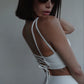 Bel Air Sporty Corset Pure White RibbedButterGlove™