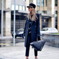 Black and Gold Trench Coat