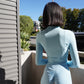 Sculpt Form Jacket in Sky Blue Glaze ButterGlove™