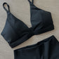 Lift Push Up Bra and Shorts 2 Piece Black ButterGlove™