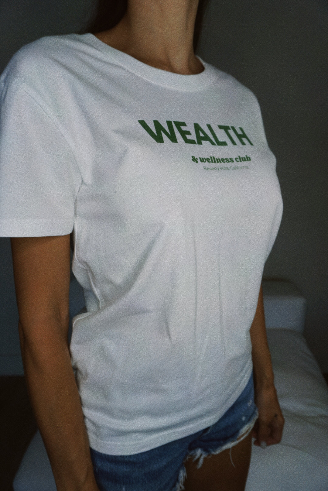 Wealth & Wellness White T-Shirt