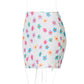 Floral 70's Mini Skirt