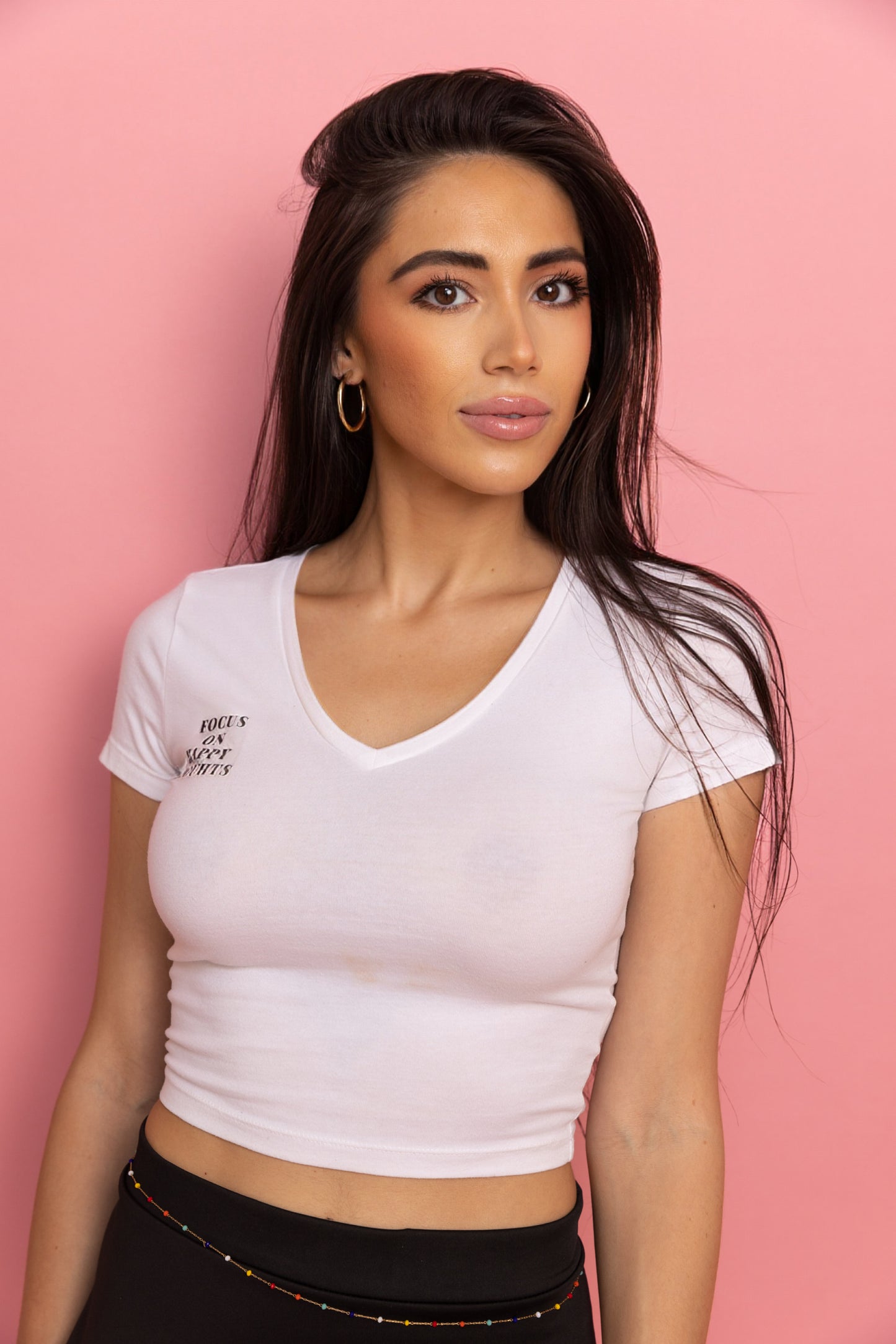 The Perfect Fitted Cropped T-Shirt Top