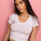 The Perfect Fitted Cropped T-Shirt Top