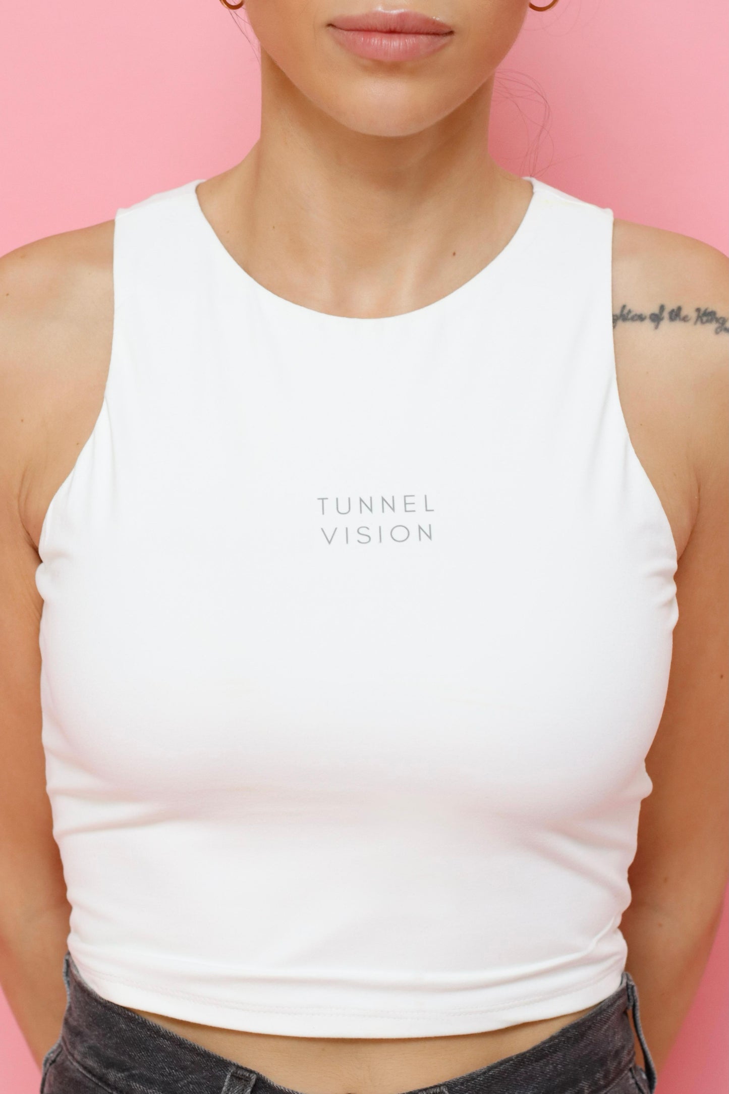 Your Perfect Fitted Crop Shirt w/ Custom Message